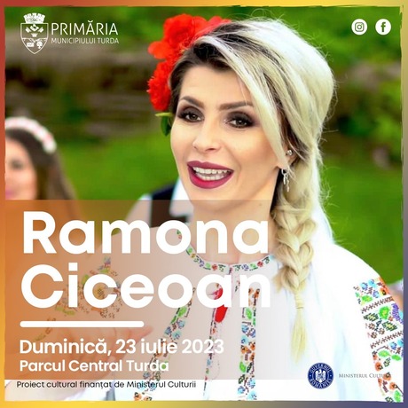Ramona Ciceoan , o artistă talentată a genului folcloric, va urca pe scena Festivalului de Folclor "În Grădina Dorului".